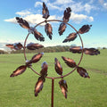 Enchanting Metal Windmill: Kinetic Garden Wind Spinner for Outdoor Decor