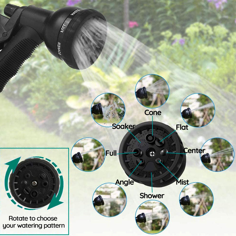 100 ft Expandable Garden Hose - Lightweight, Flexible Water Hose for Garden and Yard