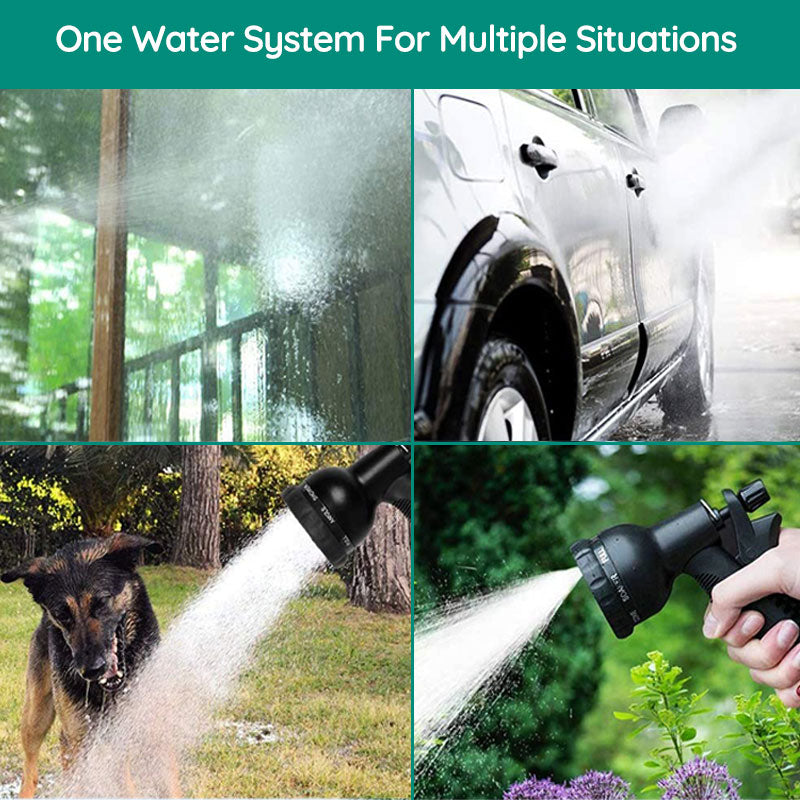 100 ft Expandable Garden Hose - Lightweight, Flexible Water Hose for Garden and Yard
