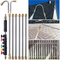 4,000 PSI Telescoping Power Washer Extension Wand for Gutter, Roof Drainage & Wall Cleaning