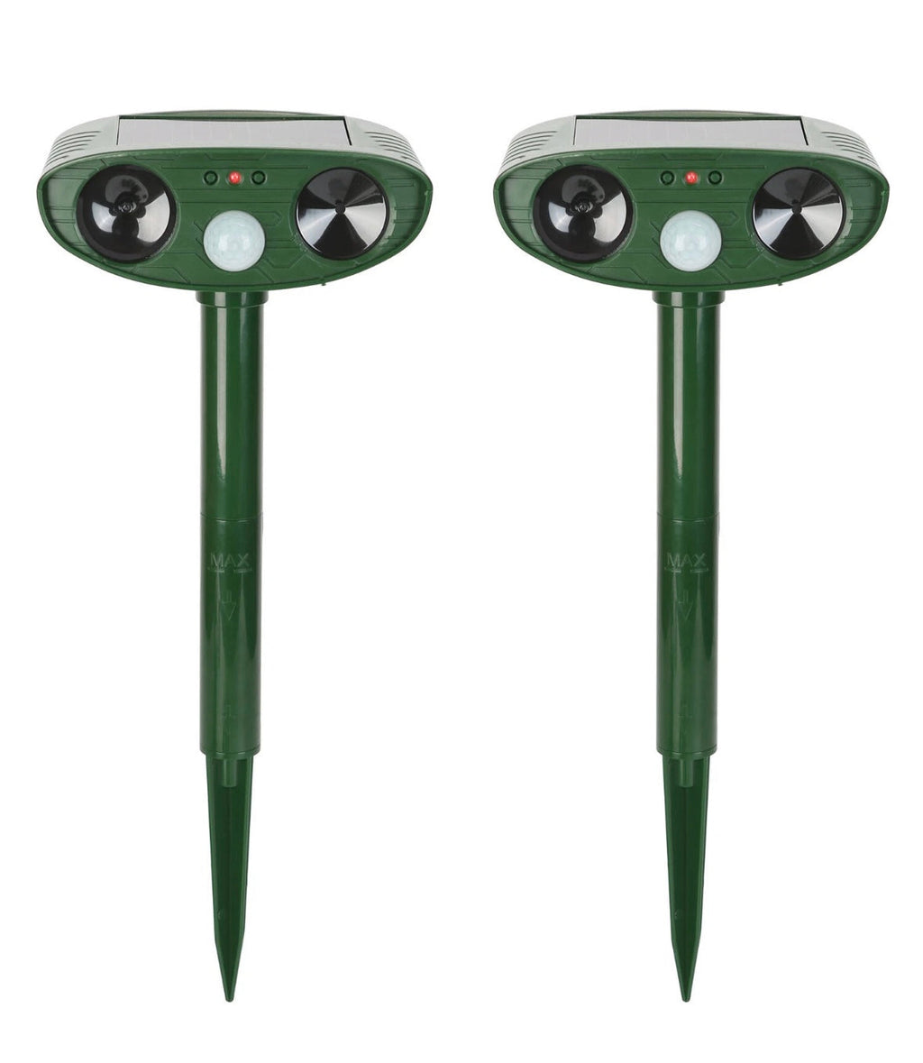 Ultrasonic Chipmunk Repeller - Solar-Powered Deterrent for Quick Chipmunk Control (Results in 48 Hours)