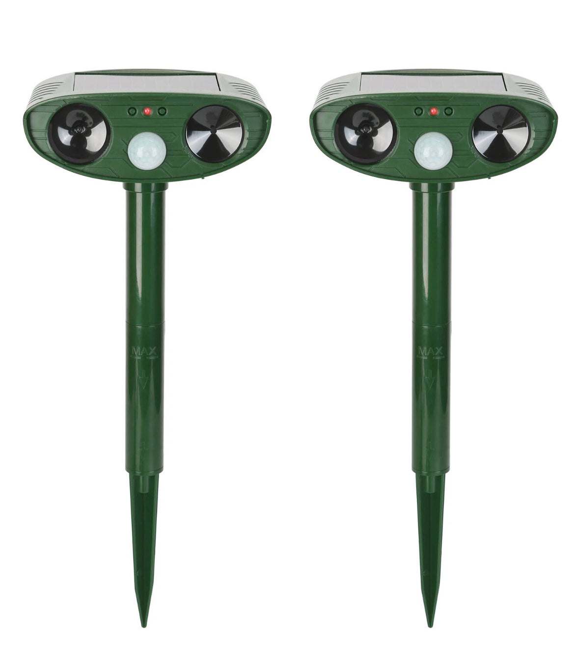 Ultrasonic Chipmunk Repeller - Solar-Powered Deterrent for Quick Chipmunk Control (Results in 48 Hours)