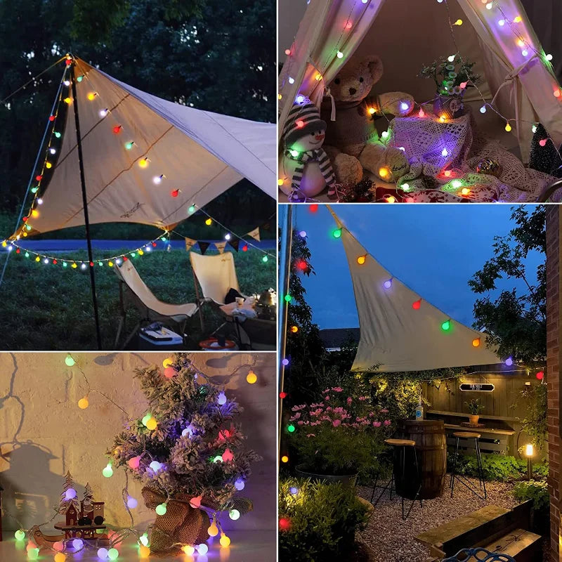 Enchanting Outdoor Solar Fairy Lights for Garden & Patio Ambience