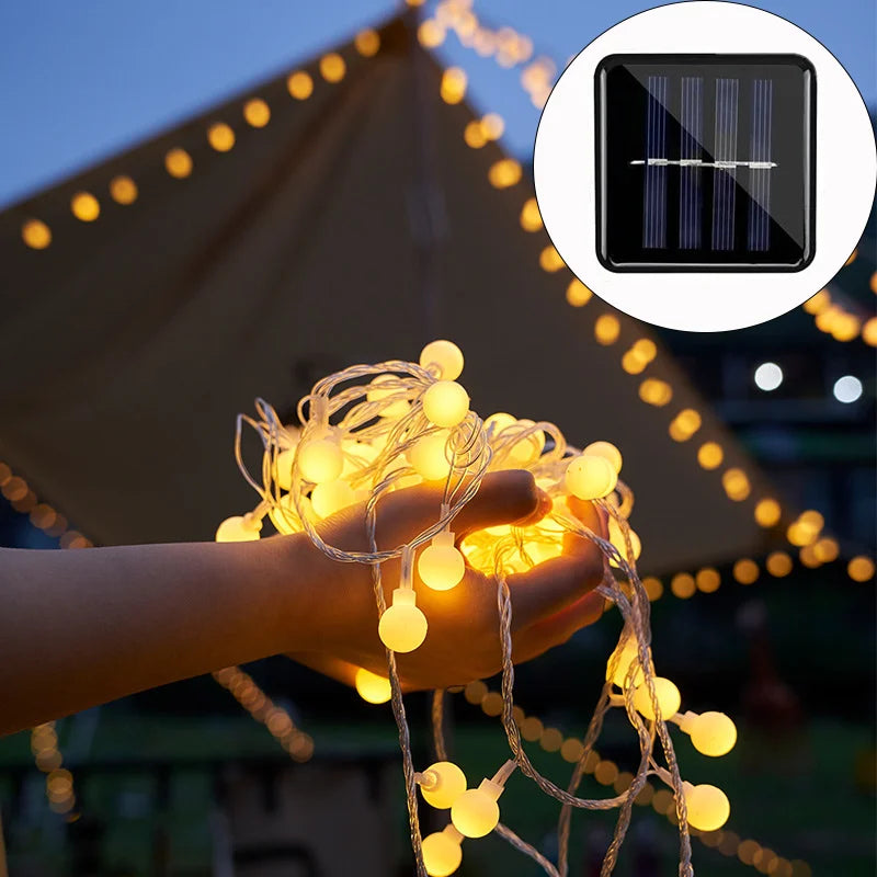Enchanting Outdoor Solar Fairy Lights for Garden & Patio Ambience