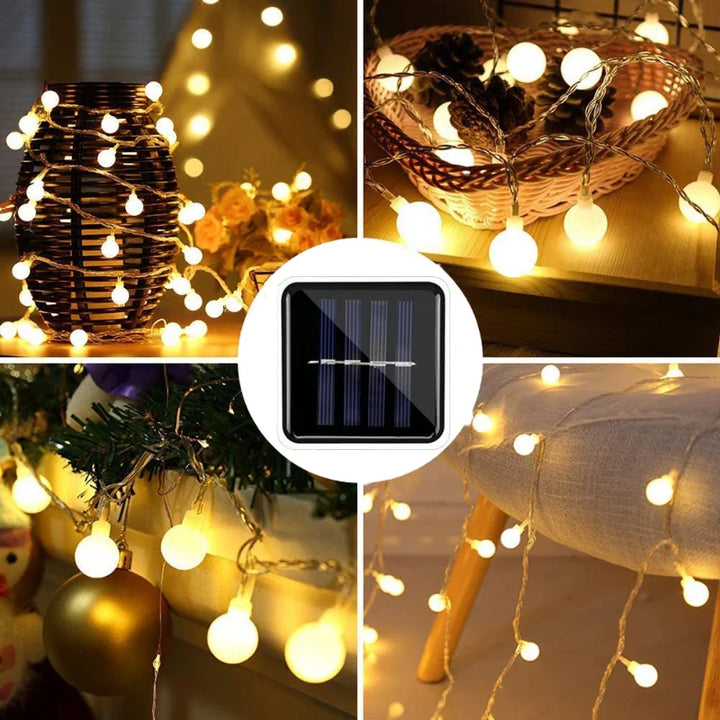 Enchanting Outdoor Solar Fairy Lights for Garden & Patio Ambience