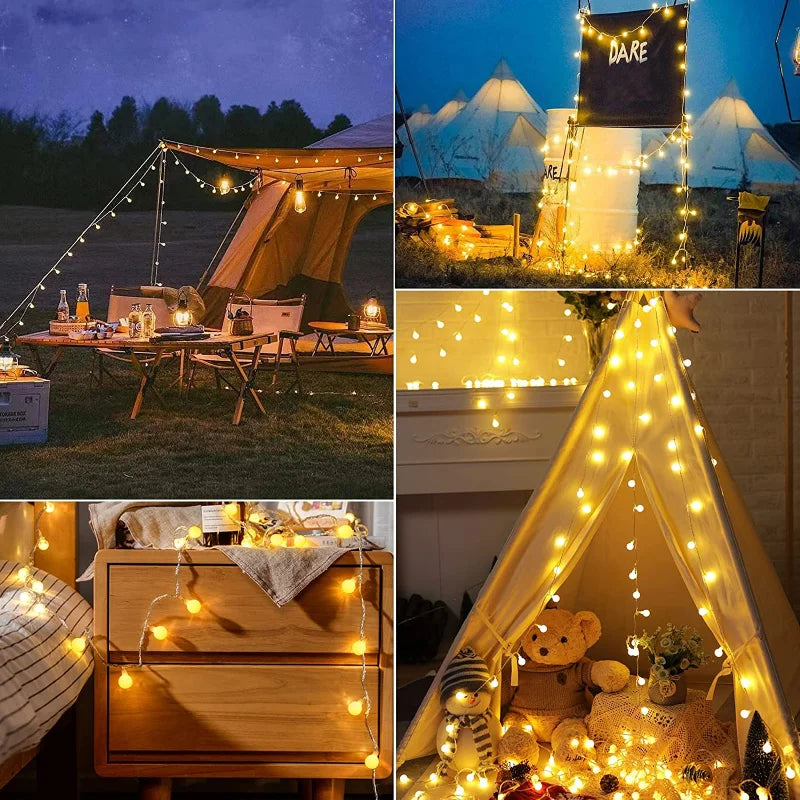 Enchanting Outdoor Solar Fairy Lights for Garden & Patio Ambience