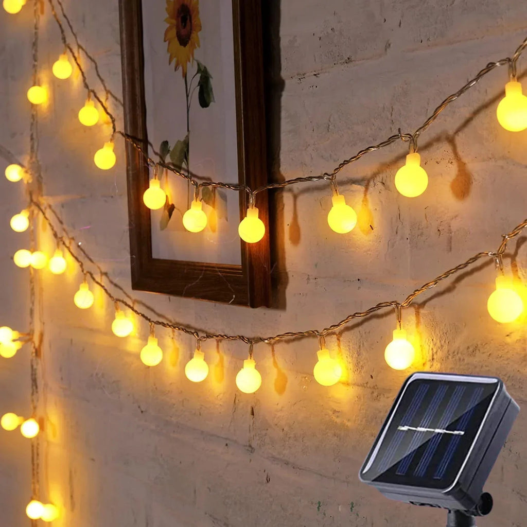 Enchanting Outdoor Solar Fairy Lights for Garden & Patio Ambience