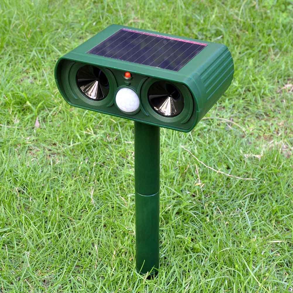 Solar-Powered Ultrasonic Animal Repeller