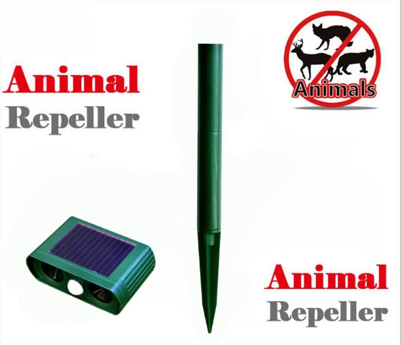 Solar-Powered Ultrasonic Animal Repeller