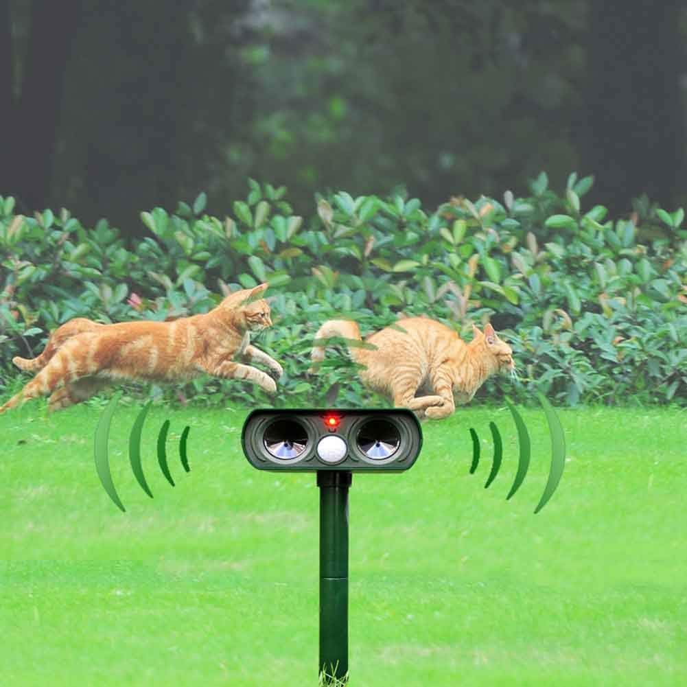 Solar-Powered Ultrasonic Animal Repeller