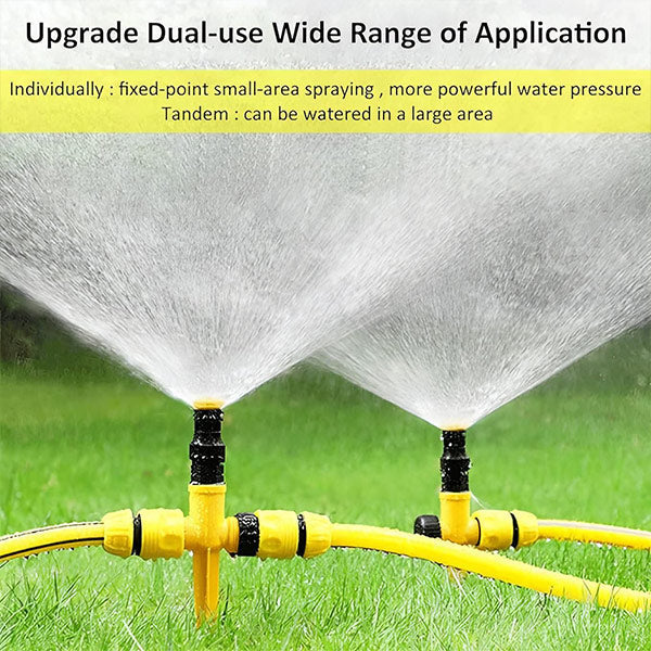 360° Rotating Garden Sprinkler for Complete Lawn Coverage
