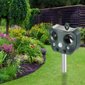Solar-Powered Ultrasonic Animal Repeller