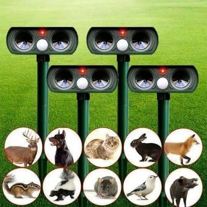 Solar-Powered Infrared Animal Pest Repeller – 1 Unit