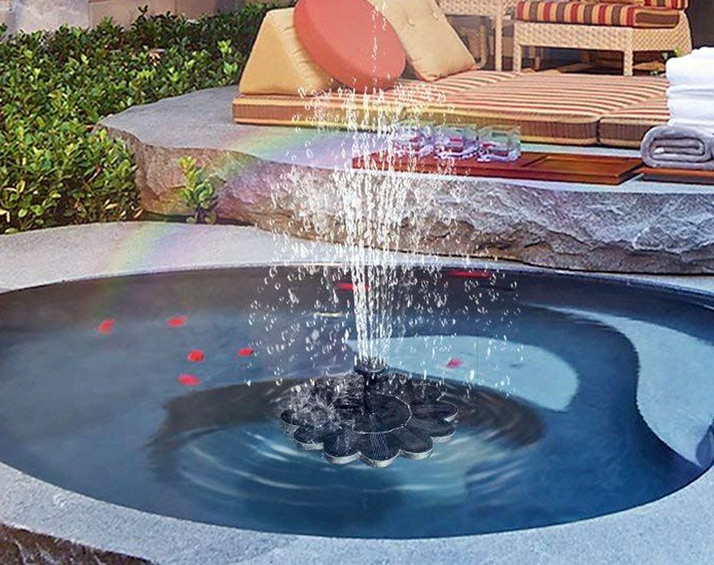 Petal-Style Water Fountain for Ponds and Pools – Elegant, Eye-Catching Garden Water Feature