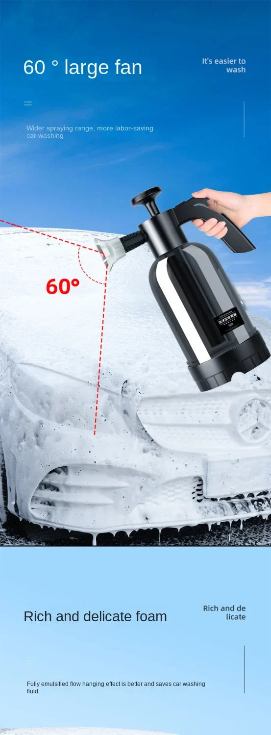 Powerful High-Pressure Car Foam Wash System