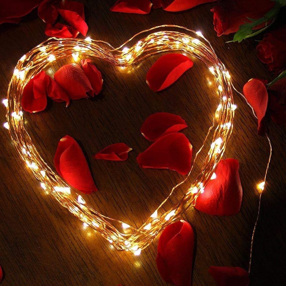 Outdoor Solar String Lights with Clear Cable