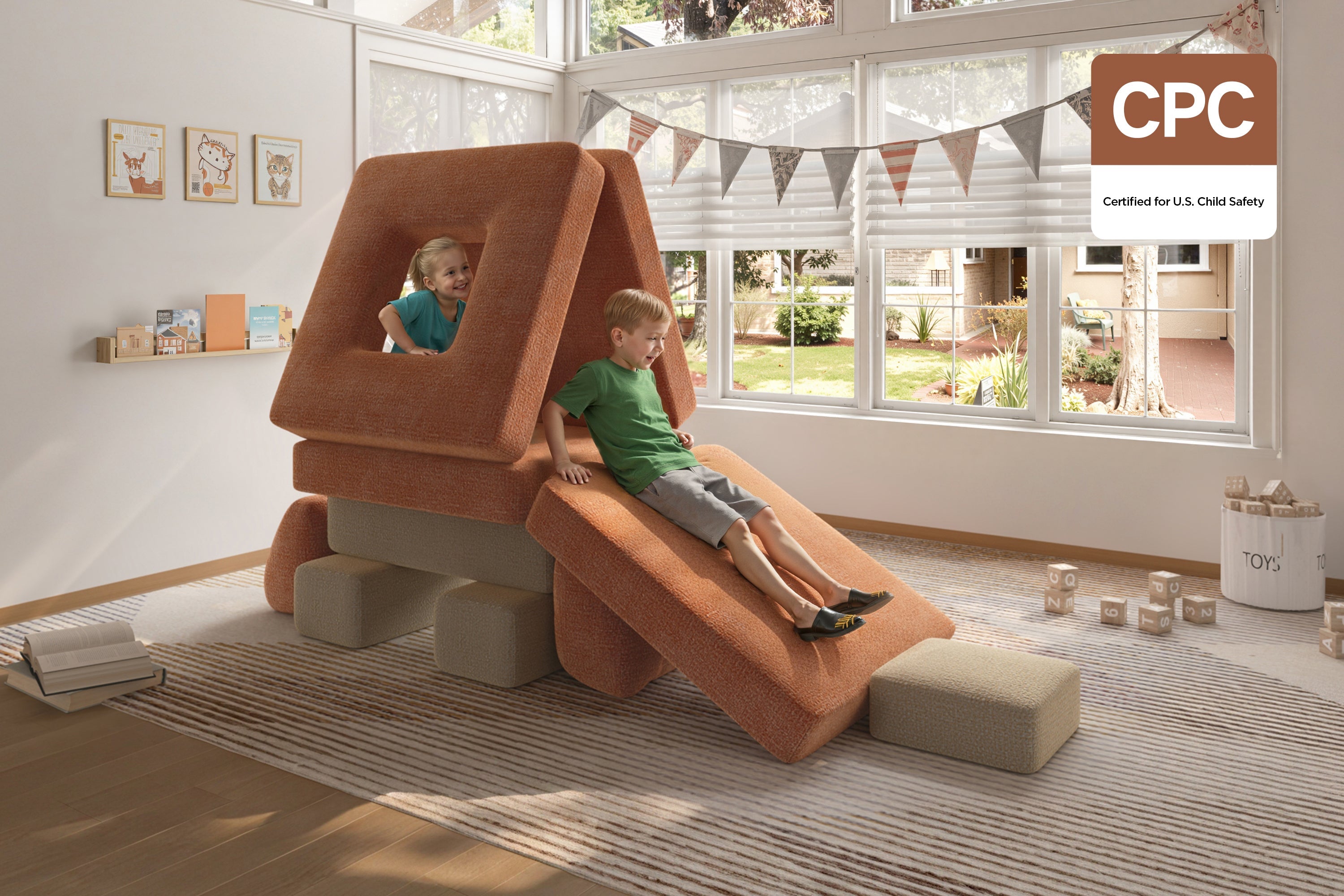 CushyLand Modular Kids Play Sofa