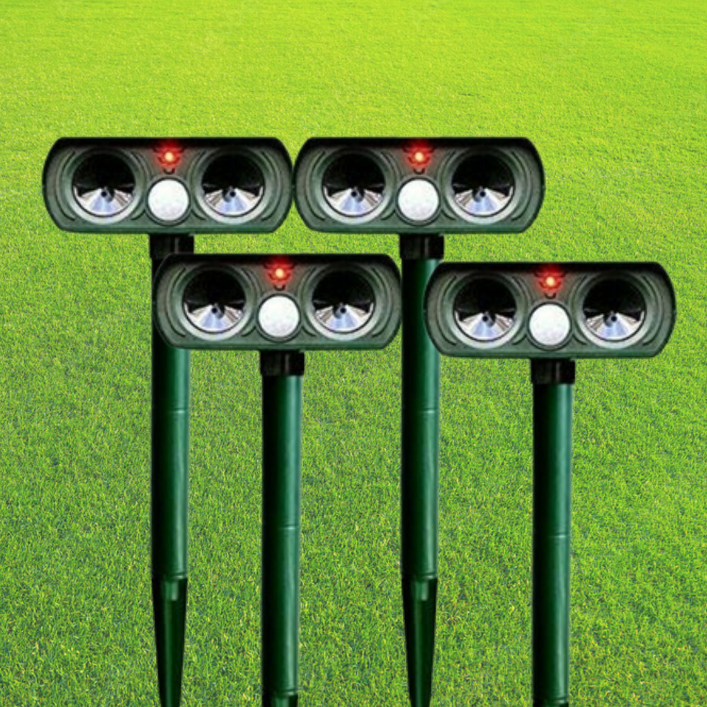 Solar-Powered Infrared Animal Pest Repeller – 1 Unit