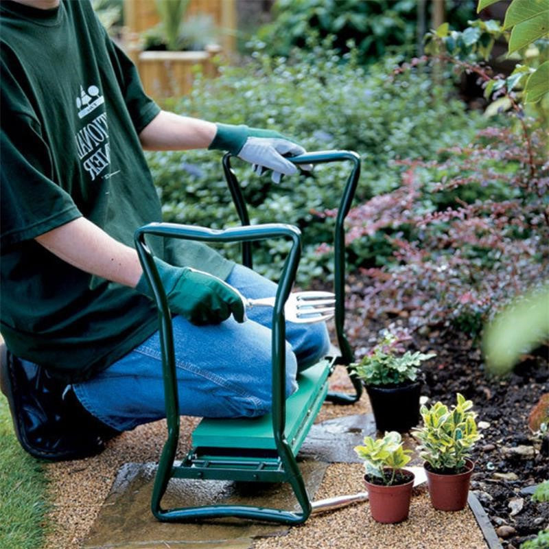 Premium Ergonomic Garden Kneeler & Seat in Green