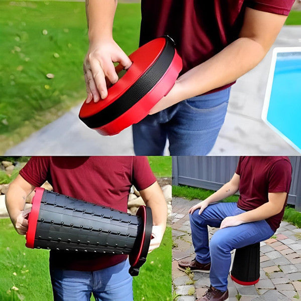 Feather-Light Ultra-Portable Retractable Stool