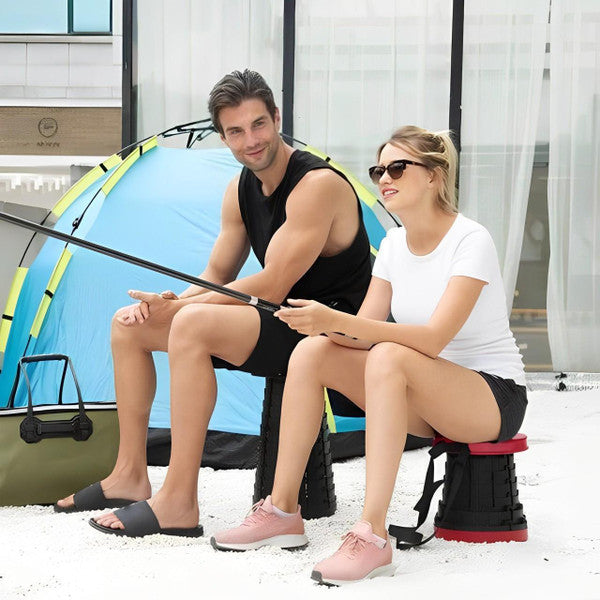 Feather-Light Ultra-Portable Retractable Stool