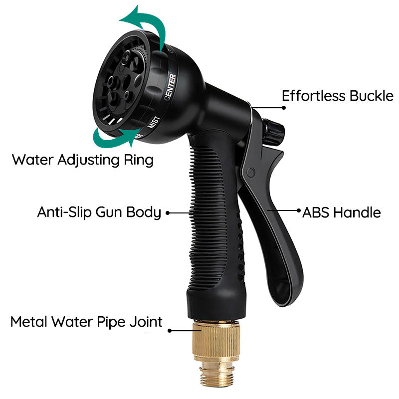 100 ft Expandable Garden Hose - Lightweight, Flexible Water Hose for Garden and Yard