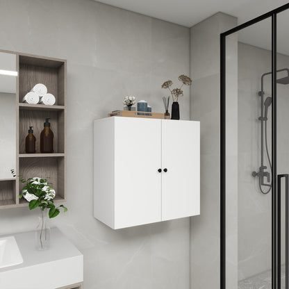 C2 Closet Shelves for bathroom,Wooden Closet System Modular With 2 Doors Shelves Wall Mount Organizer Modern Shelving for Walk in Closet Organization Bedroom Built in Clothes Storage 31.49&