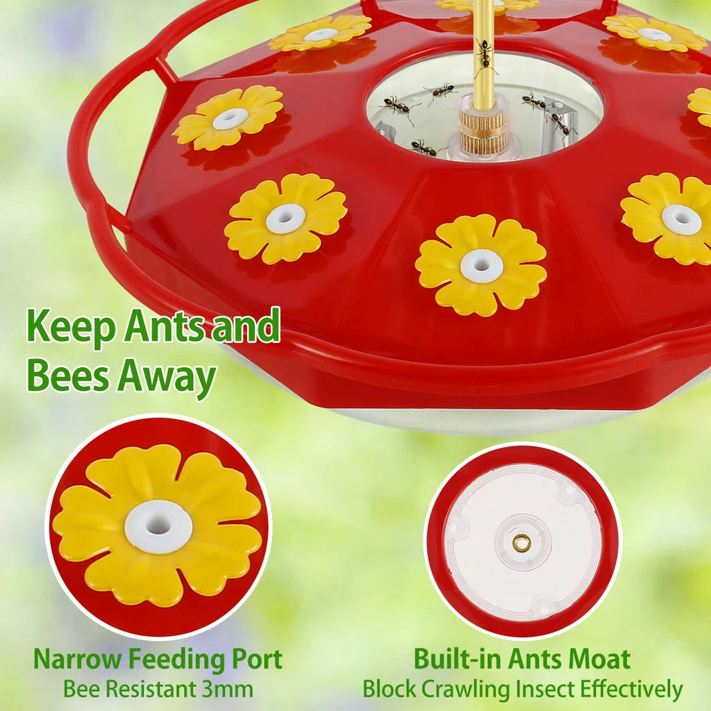 Blooming Flower Hummingbird Feeder