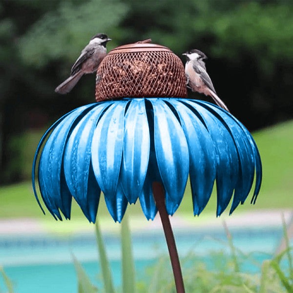 Coneflower-Inspired Bird Feeder for a Bright, Welcoming Garden