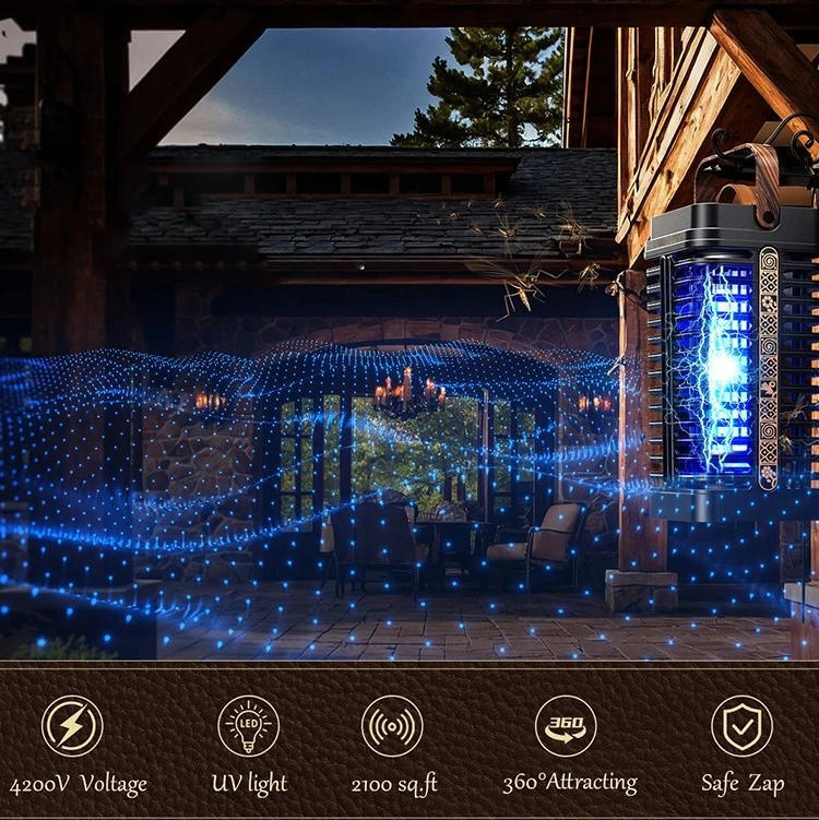 Outdoor Fly & Bug Zapper: Powerful Patio Insect Eliminator