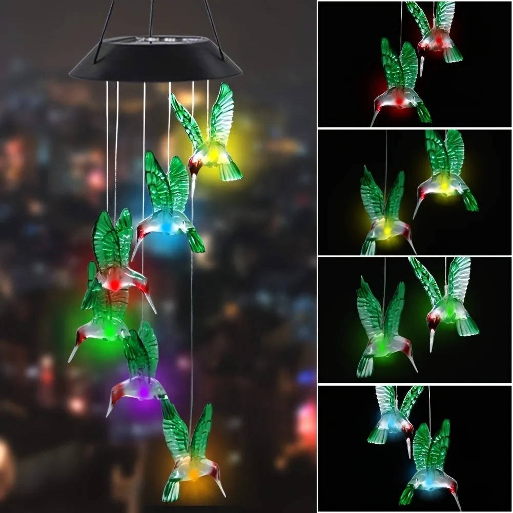 Solar-Powered Wind Chimes for Gentle Outdoor Ambience