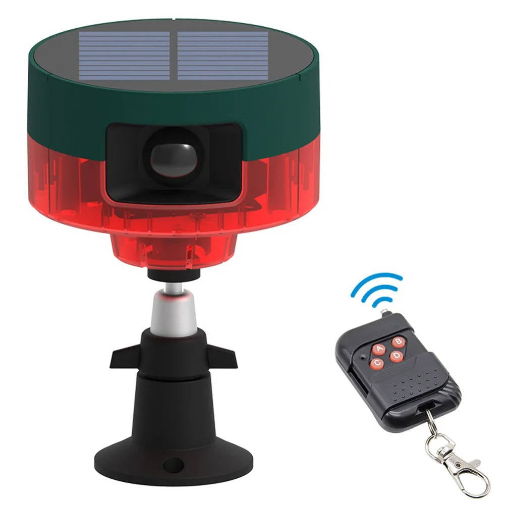 360-Degree Solar-Powered Animal Repeller for Pigeons, Birds, Wild Boar, Rabbits, and Deer