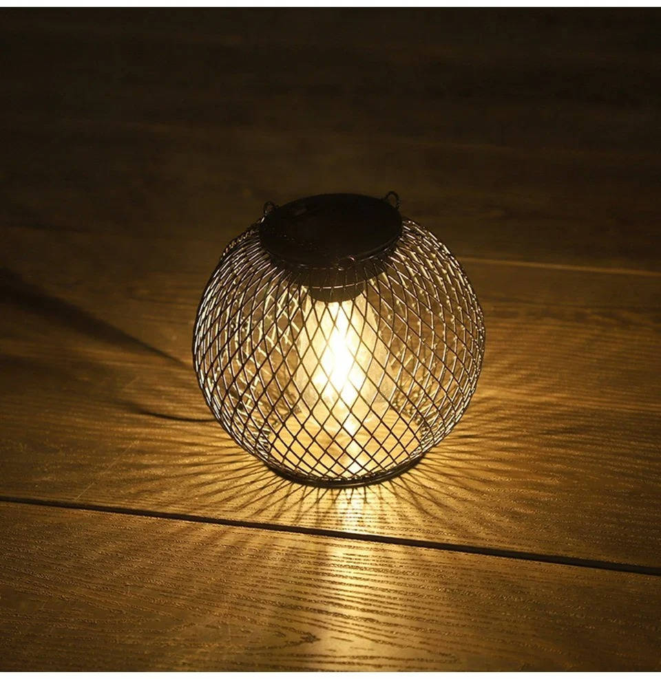 Solar-Powered Outdoor Hanging Lantern for Warm, Eco-Friendly Glow