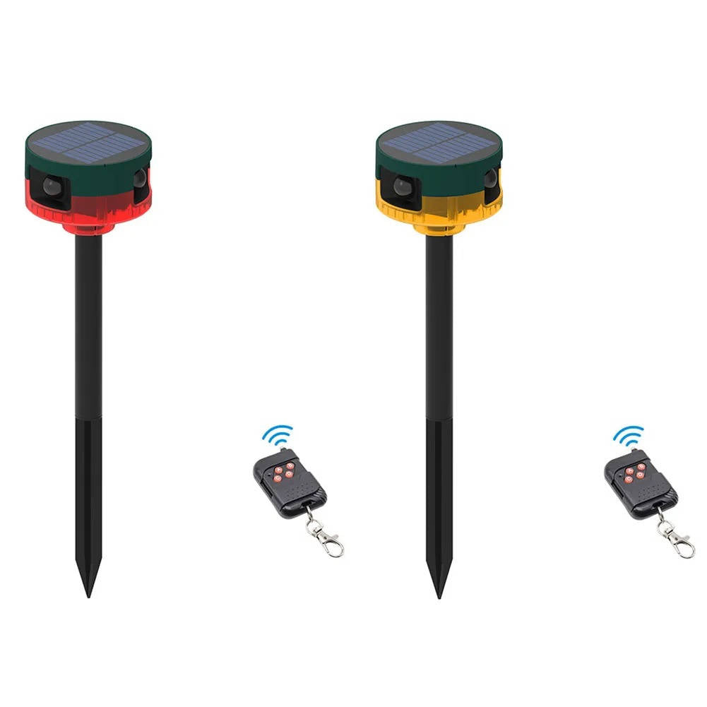 360-Degree Solar-Powered Animal Repeller for Pigeons, Birds, Wild Boar, Rabbits, and Deer