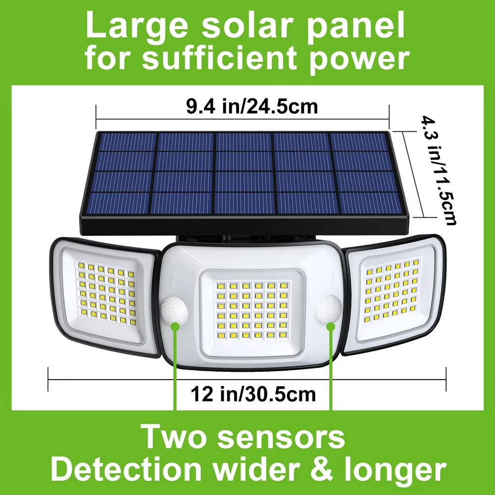 Solar-Powered Motion Sensor Flood Lights – Bright, Auto-Activated Outdoor Lighting