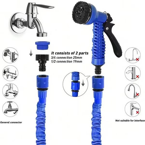 Premium Expandable Garden Hose – Lightweight, Tangle-Free Watering Made Easy