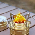 Ultra-Compact Alloy Camping Stove – Lightweight & Portable