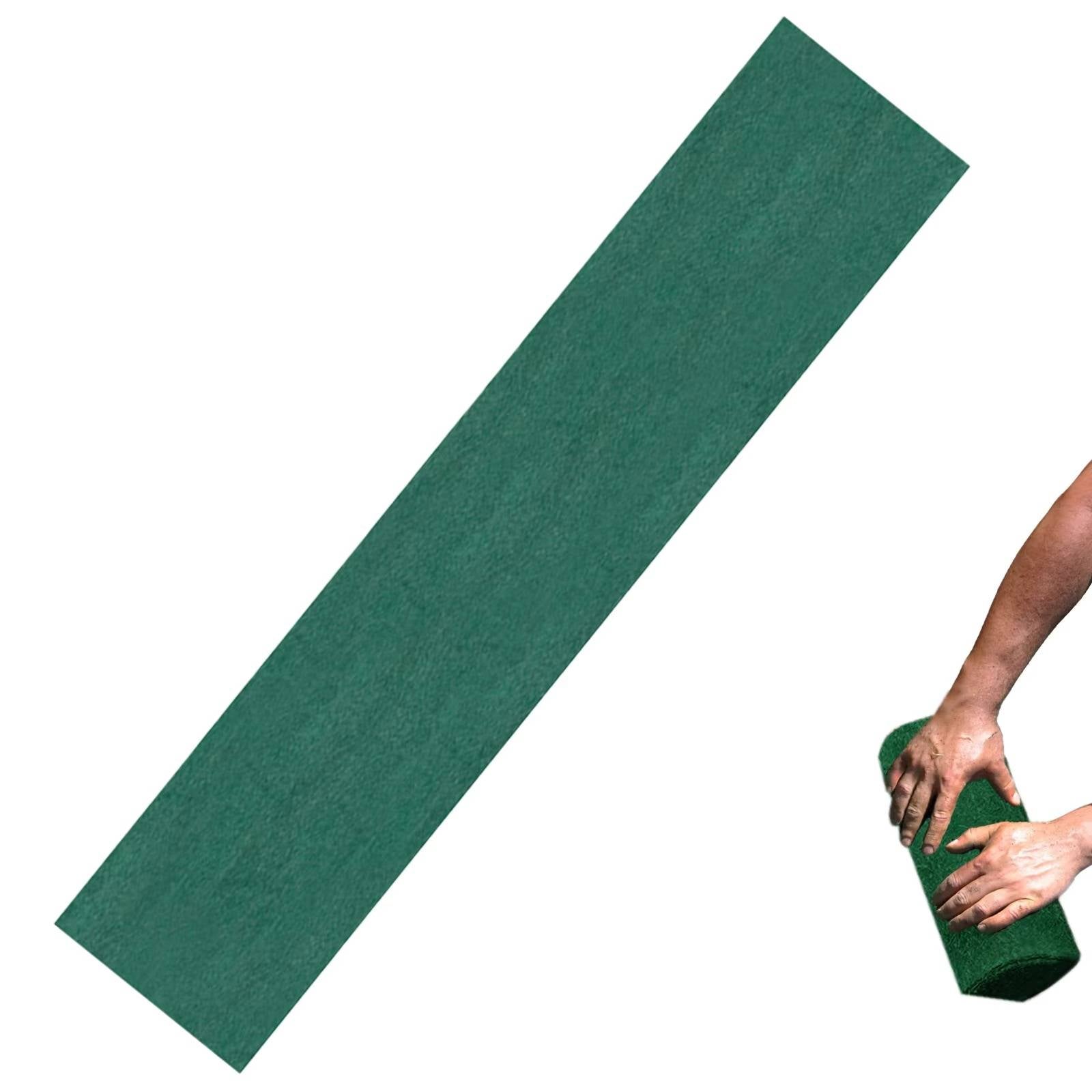Fast-Acting Green Grass Seed Mat for Quick Lawn Repair