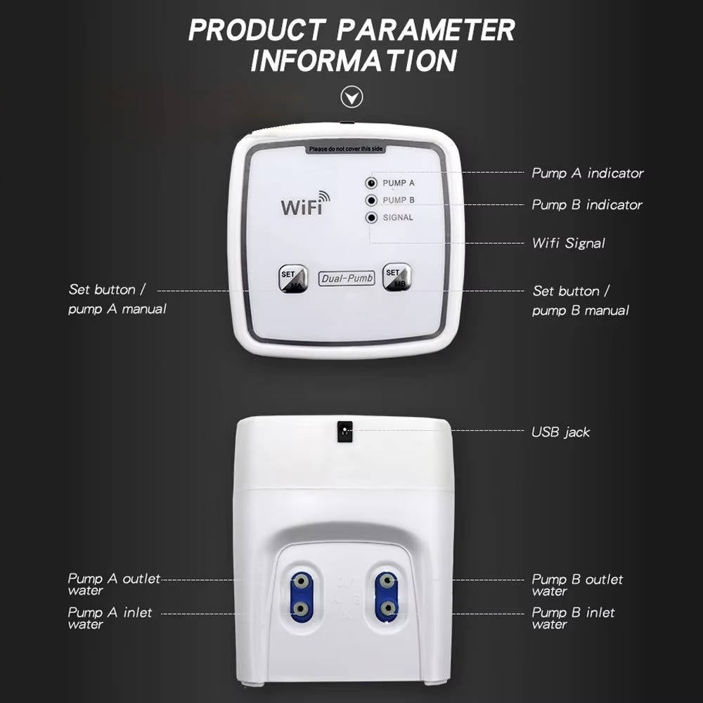 WiFi Smart Automatic Plant Watering System — Supports Up to 20 Pots