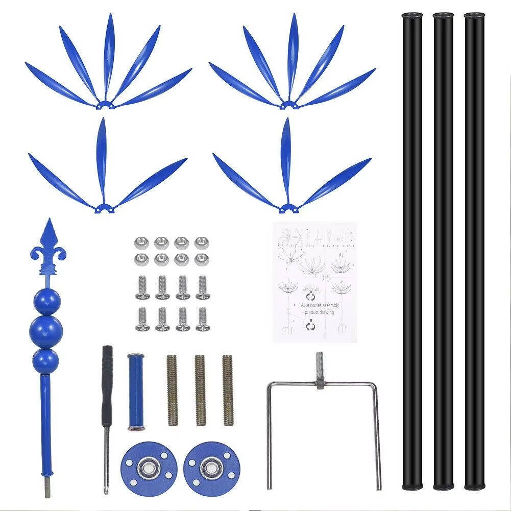 Premium Metal Wind Spinner for Garden and Outdoor Decor