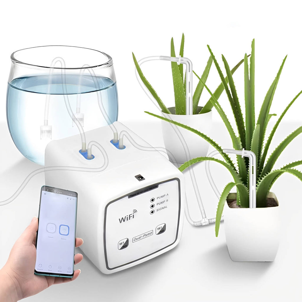 WiFi Smart Automatic Plant Watering System — Supports Up to 20 Pots