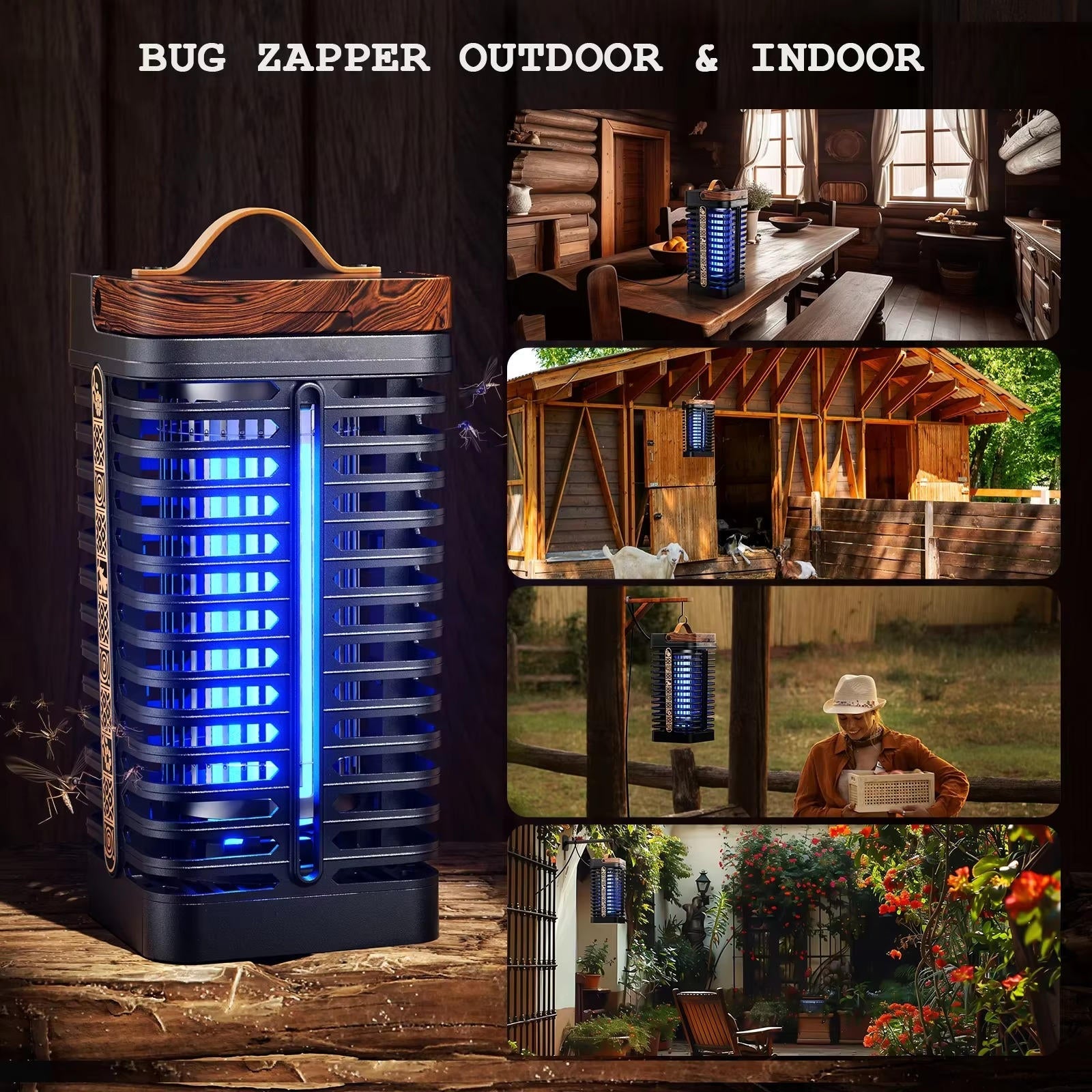 Outdoor Fly & Bug Zapper: Powerful Patio Insect Eliminator