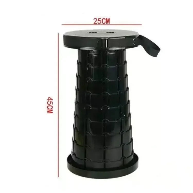 Portable Telescoping Stool – Collapsible Fold-Up Seat for Easy, Anywhere Seating
