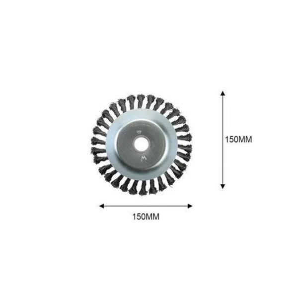 Unbreakable Round-Edge Wire Trimmer Blade for Weed Removal – Durable Grass Trimmer Blades, Ideal Gift for Gardeners