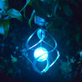Solar-Powered Wind Chime Spinner LED Lamp for Outdoor Decor