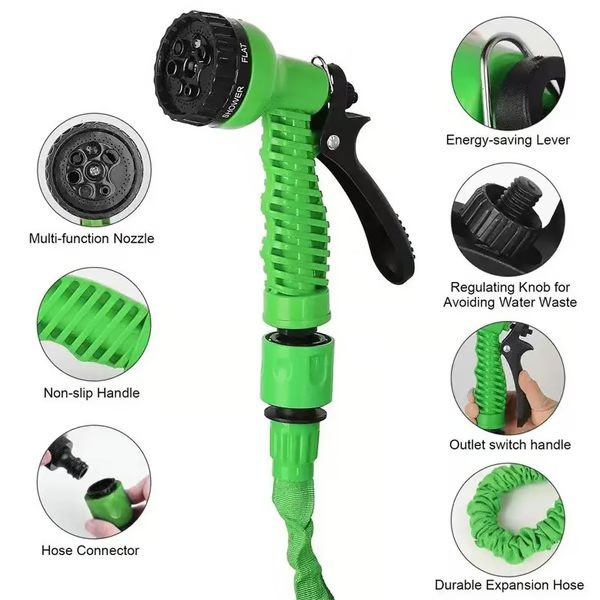 Premium Expandable Garden Hose – Lightweight, Tangle-Free Watering Made Easy