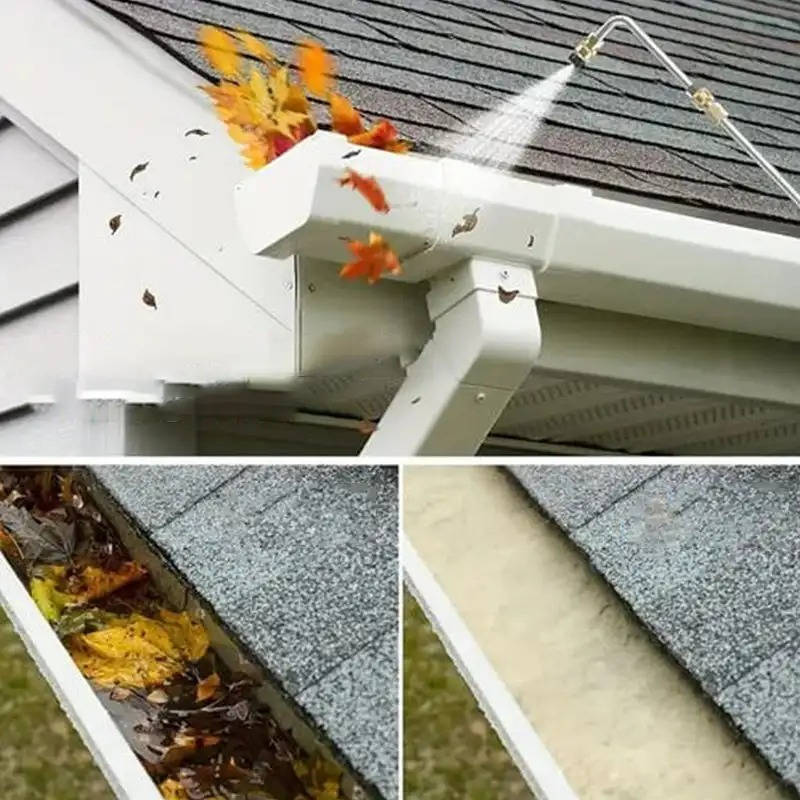 4,000 PSI Telescoping Power Washer Extension Wand for Gutter, Roof Drainage & Wall Cleaning