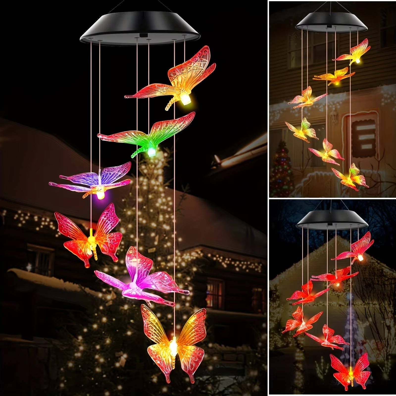 Solar-Powered Wind Chimes for Gentle Outdoor Ambience