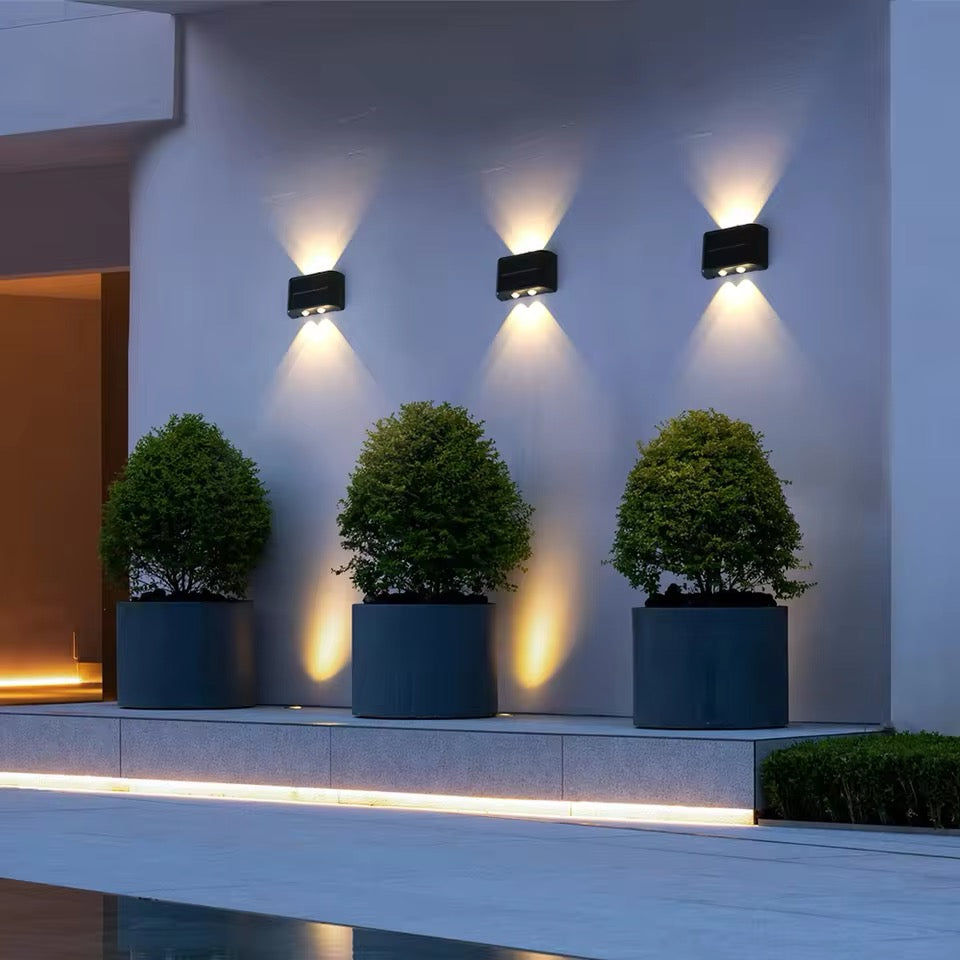 Bright, Energy-Saving LED Solar Outdoor Wall Light