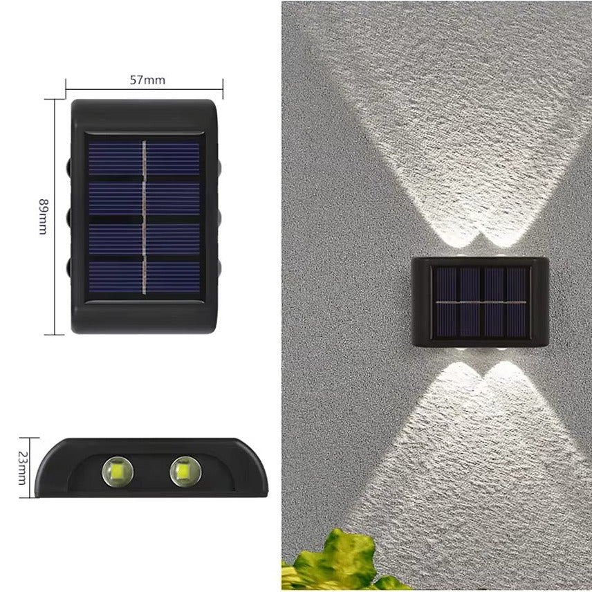 Bright, Energy-Saving LED Solar Outdoor Wall Light
